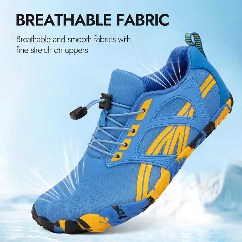 ATHMILE Barefoot Shoes Women Water Shoes Wide Toe Non-Slip Aqua Beach Quick-Dry for Swim Kayak Lake Pool River Hiking Surfing Boating Fishing Diving Cruise Ship Essentials - Image 3
