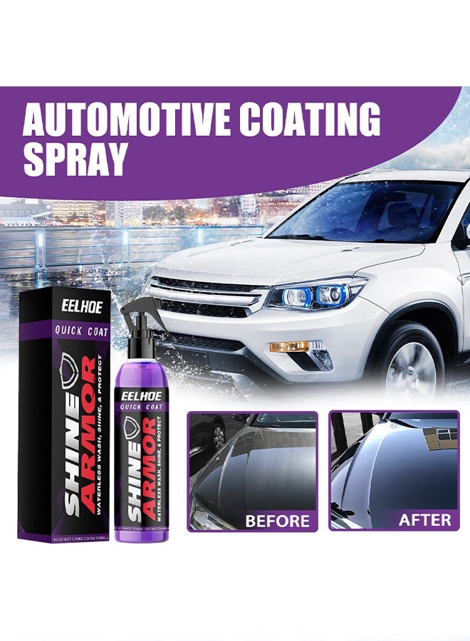 EELHOE Shine Armor，Fast car Ceramic Coating Spray, Plastic Parts refurbisher, Fast fine Scratch Repair, car Scratch Nano Repair Spray,High Protection Crystal Coating 100ml - Image 1