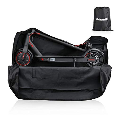 Rhinowalk Foldable E-scooter Carrying Bag Portable Electric Scooter Storage Bag Transport Case for Outdoor Travel Riding Commuting (Black - 48.8" x 8.7" x 18.1") - Image 1