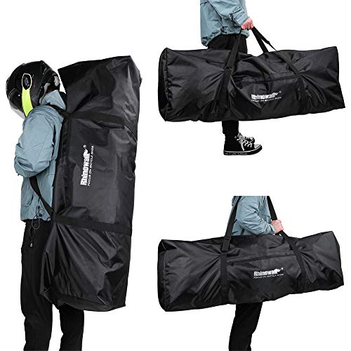 Rhinowalk Foldable E-scooter Carrying Bag Portable Electric Scooter Storage Bag Transport Case for Outdoor Travel Riding Commuting (Black - 48.8" x 8.7" x 18.1") - Image 3