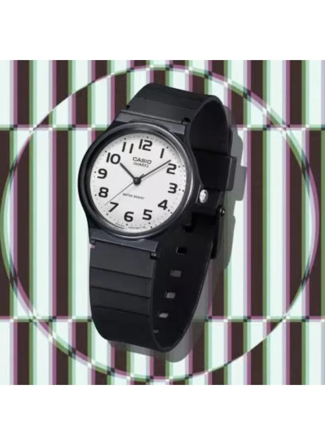 CASIO Men's Analog Display Watch With Black Resin Strap - MQ-24-7B2LDF