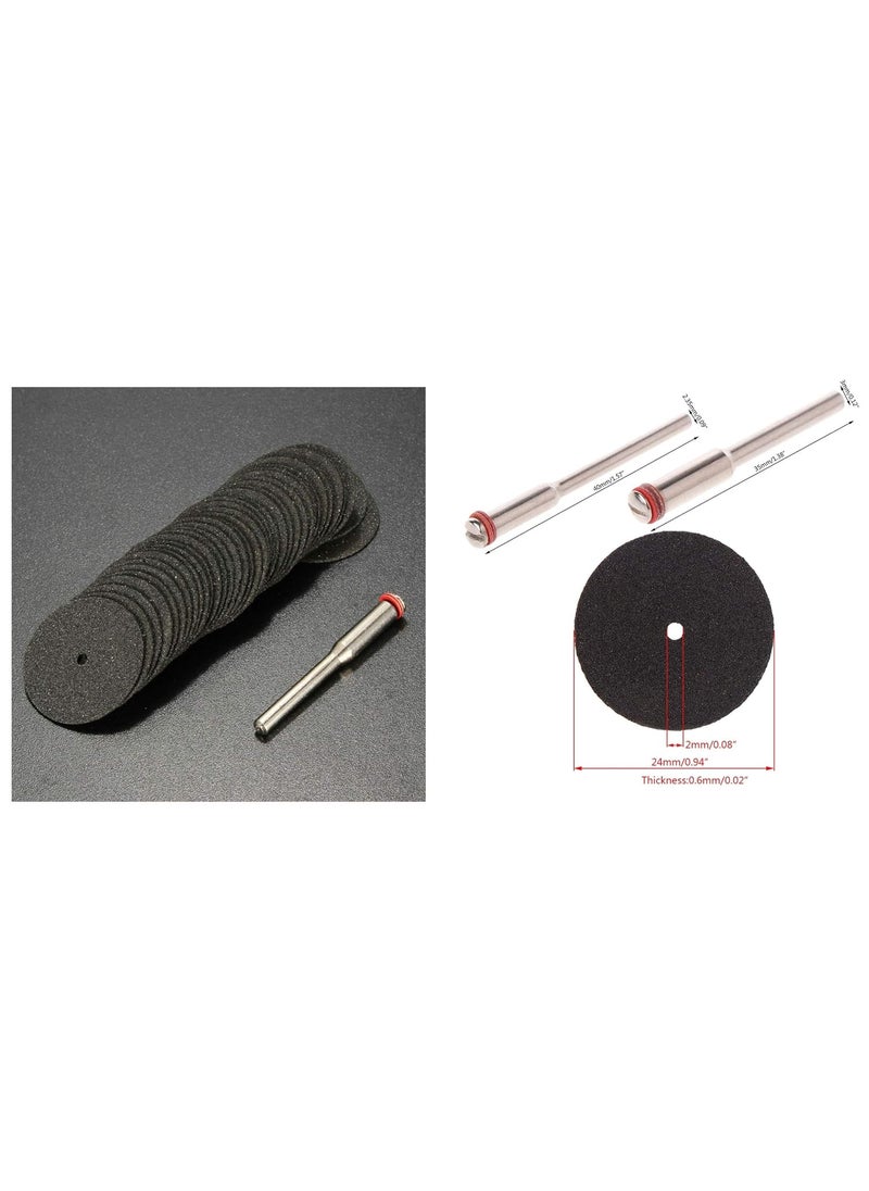 DIY Crafts DIY Crafts Pack Of 100 Pcs 5050 Multi Colour With 1 Pc Mandrel 24mm Combo Abrasive Disc Cutting Discs Reinforced Cut Off Grinding WheelsPack Of 100 Pcs 5050 Multi Colour With 1 Pc Mandrel  - Image 2