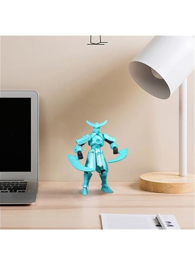 T13 Action Figure, 3D Printed Human Body Model, Robot Action Figure,Multi-Joint Movable Robot, PVC Model Full Body Mobile Robot Desktop Decoration - Image 4