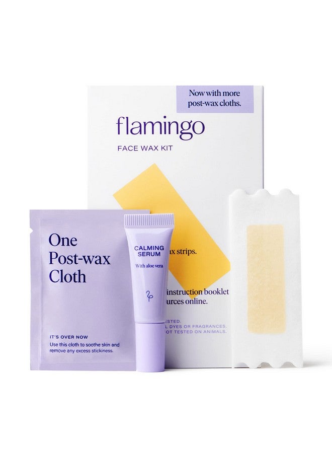 Flamingo Lamingo Women’S Face Waxing Kit 40 Wax Strips - Image 3