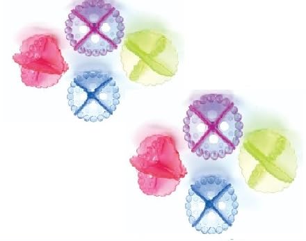 ImegaZ Plastic Washing Machine Ball Laundry Dryer Ball Durable Cloth Cleaning Balls Multicolour 8 Pcs - Image 2