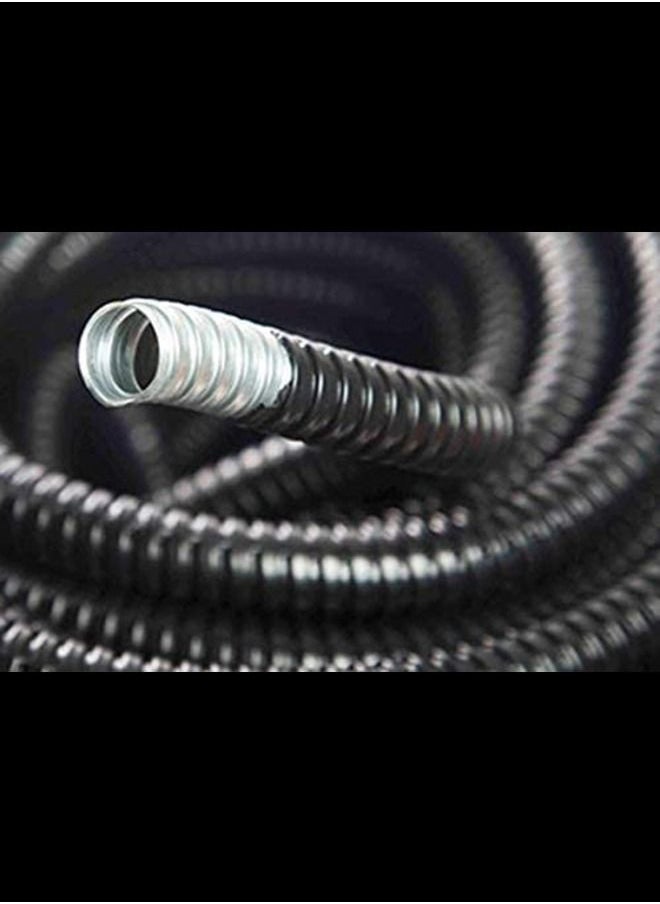 ABBASALI PVC Coated Galvanized Steel Flexible Conduit Black for Protection of Cable and Wire in Tunnels  - Image 2