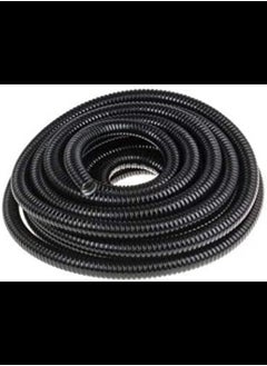 عباسلي قناة مرنة من الصلب المجلفن المطلي بـ PVC باللون الأسود لحماية الكابلات والأسلاك في الأنفاق  - Image 1