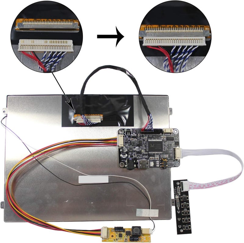 VSDISPLAY 10.4" 10.4 Inch 1024X768 500nit IPS LCD Display VS104T-003A with Audio LCD Controller Board - Image 5