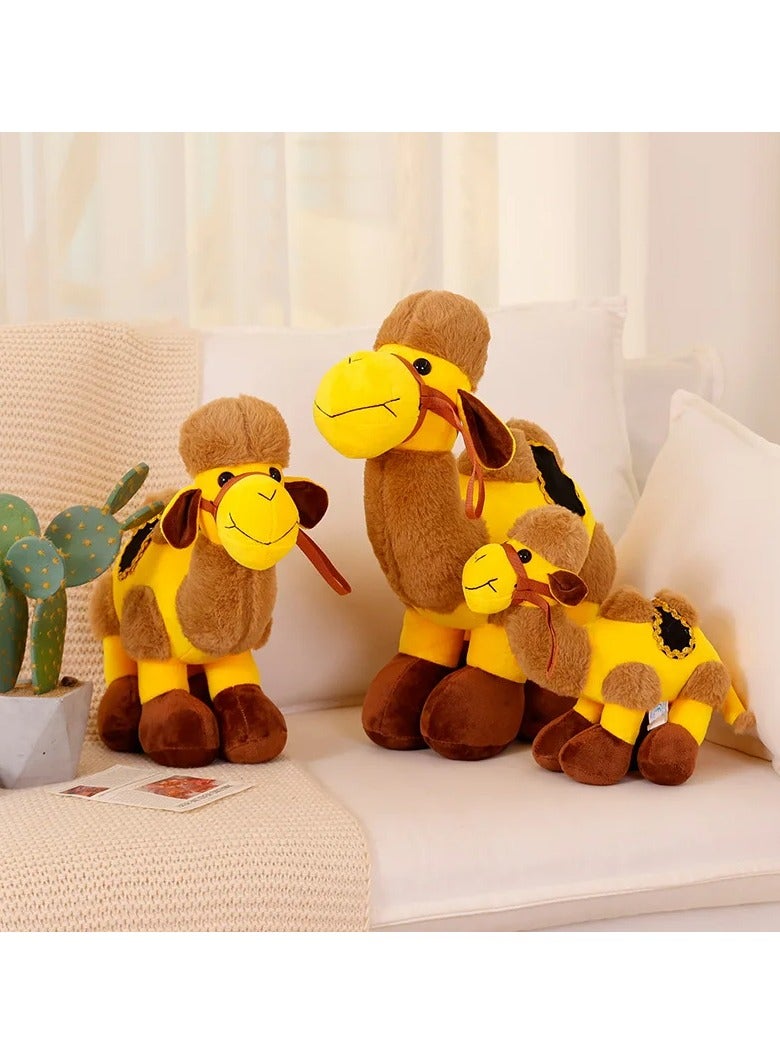 لوكاداه لعبة جمل صحراوي محشوة، حيوان محشو من القطيفة، لعبة جمل قطيفة رائعة، حيوان محشو ناعم ومحبب كهدية عيد ميلاد للأطفال (متعدد الألوان) - Image 4