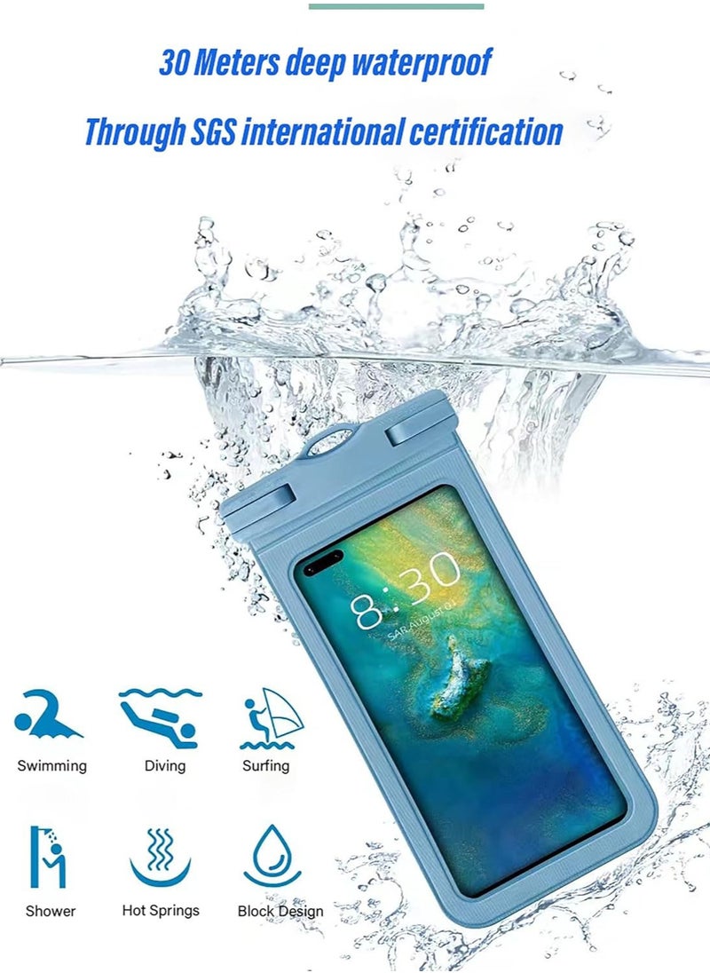 Bukela - Mobile Phone Waterproof Bag Can Touch Screen Swimming Waterproof Mobile Phone Cover for Takeaway Special Mobile Phone Sealed Bag Rider Waterproof Bag - Image 1