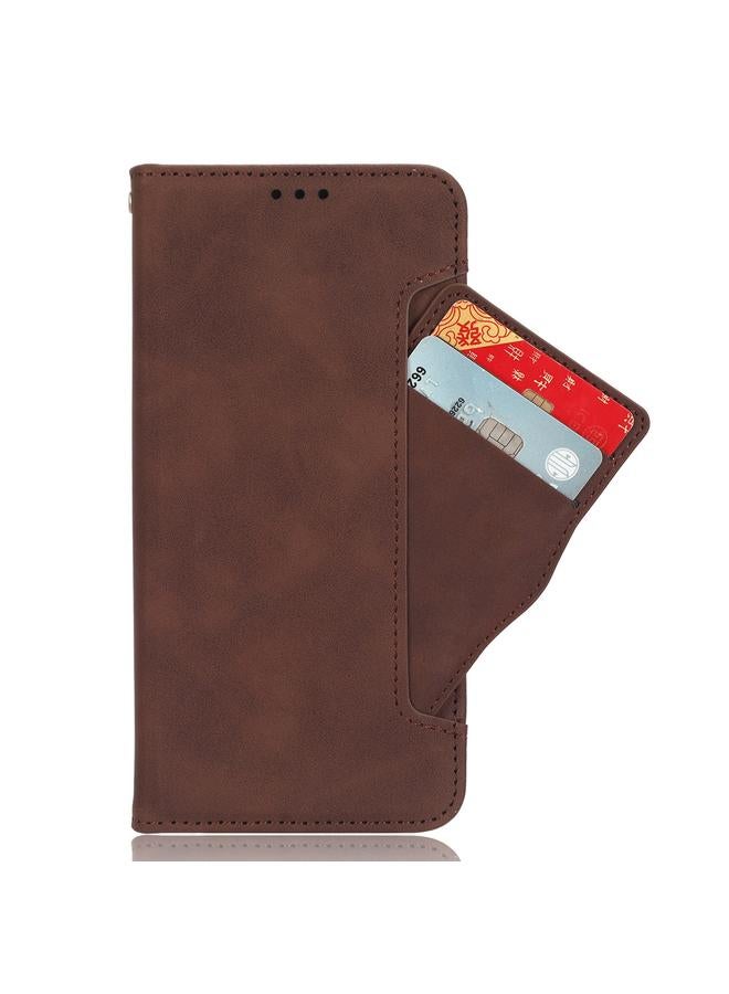 Green Tiger Case For Google Pixel Fold Skin Feel Calf Texture Card Slots Leather Phone Case  - Image 4