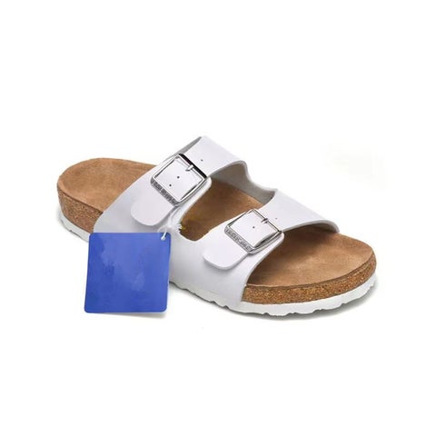 Birken Sandals 2023 Thick Bottom Leather Cork Plus Size 35-46 Beach Vacation Couple Slippers Men And Women