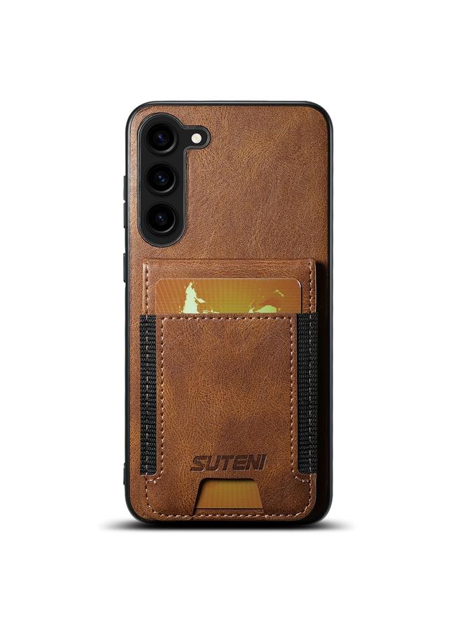Suteni Case For Samsung Galaxy S24+ 5G H03 Oil Wax Leather Wallet Stand Back Phone Case - Image 1