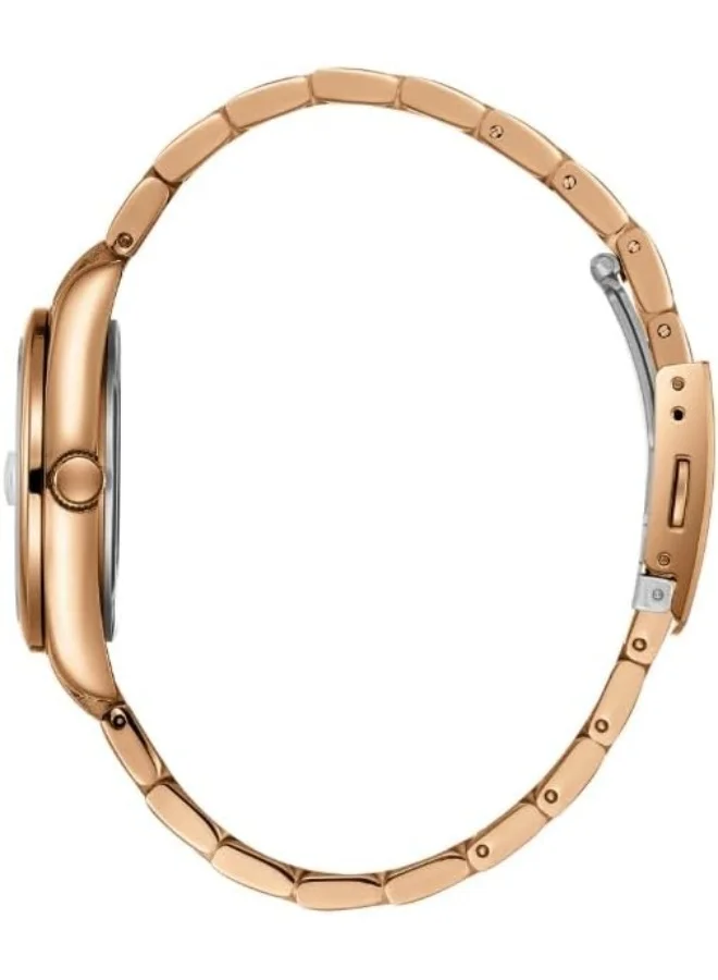 بيفرلي هيلز بولو كلوب BEVERLY HILLS POLO CLUB BP3709X.460 Women Analog Display Watch & Metal Strap Rose Gold