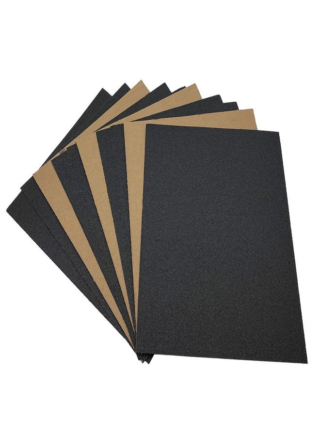 Lekshika Silicon Carbide Waterproof Sanding Paper | 9x11 Sheets | Electro Coated | For Metal, Wood, Paint | 180 Grit (10) - Image 1