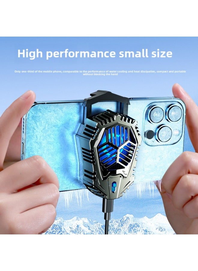 The AL12 Magnetic Semiconductor Mobile Phone Radiator Portable Speed Cooling Can Be Matched With Chicken In Stock-Product Color:AL02 Magnetic Suction Black (icing)  - Image 5