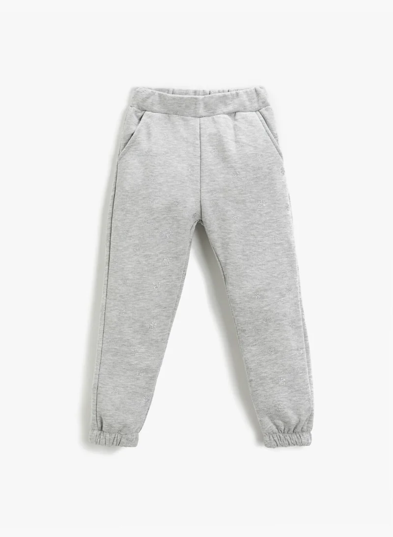 KOTON Printed Pocket Jogger Sweatpants