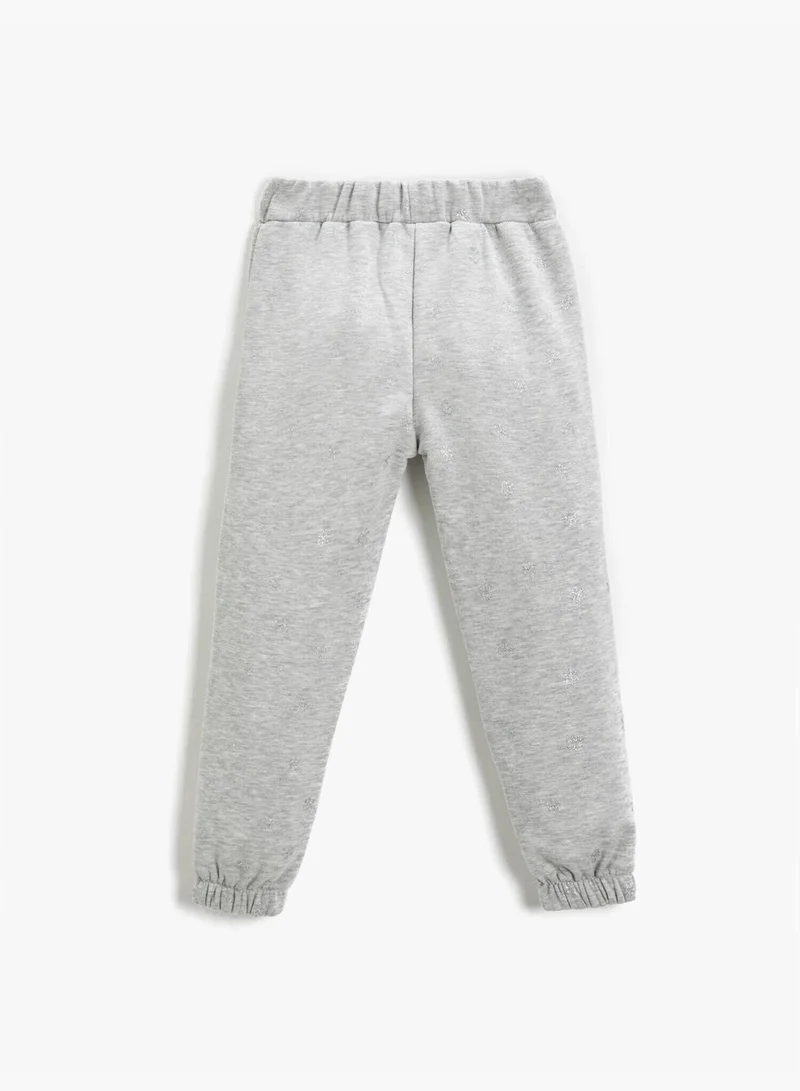 KOTON Printed Pocket Jogger Sweatpants