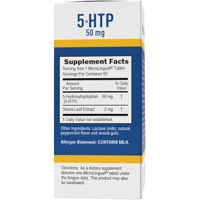 Superior Source 5-HTP 50 mg - Natural Supplement Aids Restful Sleep & Neurotransmitter Functions - Brain Health & Function Support - 5-Hydroxytryptophan Supplement - 60 Instant Dissolve Tablets - Image 3