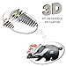EUGY 094 Badger EcoFriendly 3D Paper Craft Puzzle - Image 3