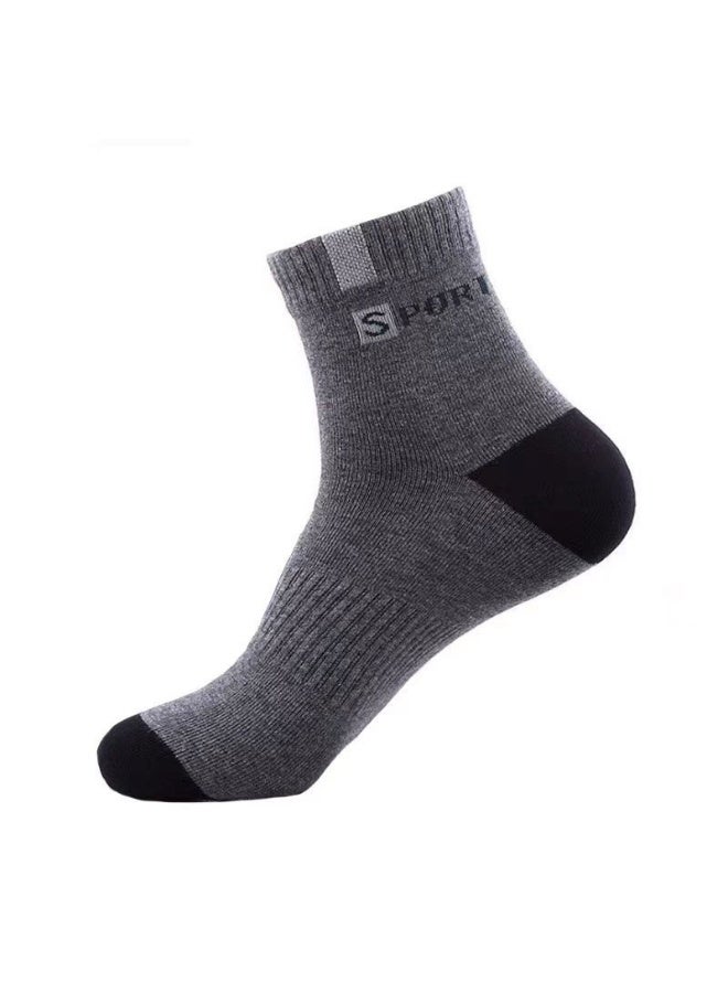 KUYING Fashion Anti Slip Breathable Sports Socks Ten Piece Set