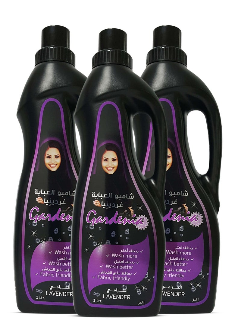 Gardenia Gardenia Abaya Shampoo Lavender 1L Pack of 3  - Image 1