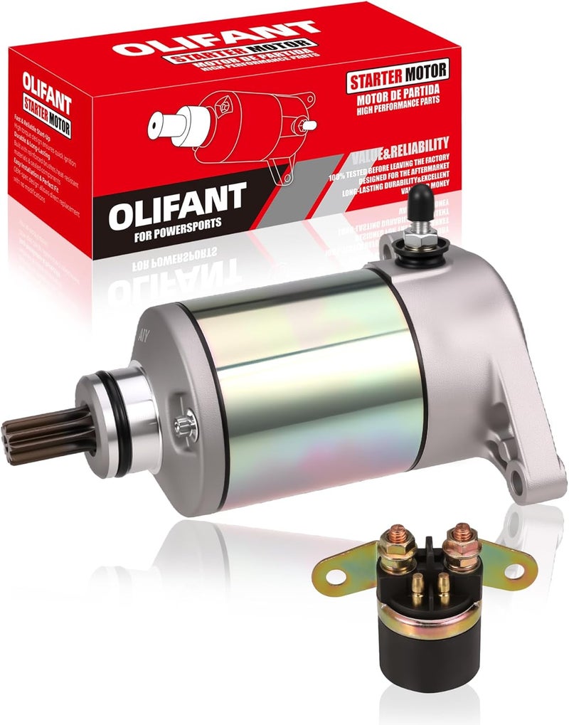 OLIFANT Starter for Arctic Cat 250 300 1998-2005 / Suzuki Quadrunner 250 1988-2002 King Quad 250 300 LT-F250 LT-F300F 250cc 300cc LT-4WD 2WD 4WD - Image 1