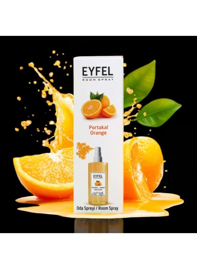 Eyfel Orange Scented Room Spray Air Freshener – Long-Lasting Aroma, 400ml | Premium Essential Oils for Home & Office - Image 4