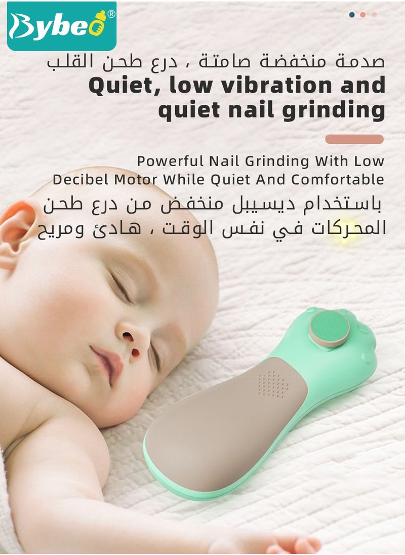 Bybeo 7 In 1 Baby Nail Clipper Electric Trimmer File Kit For Newborn  - Image 4