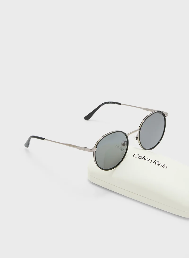 CALVIN KLEIN Round Sunglasses