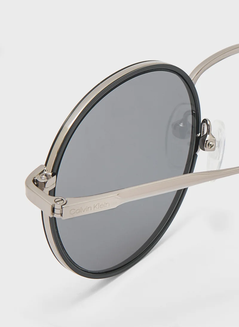 CALVIN KLEIN Round Sunglasses
