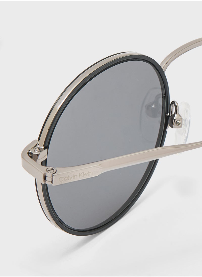CALVIN KLEIN Round Sunglasses  - Image 4