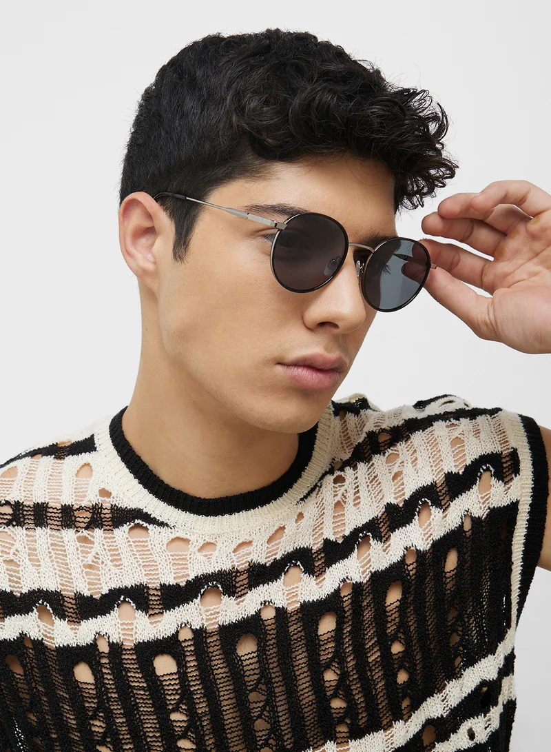 CALVIN KLEIN Round Sunglasses