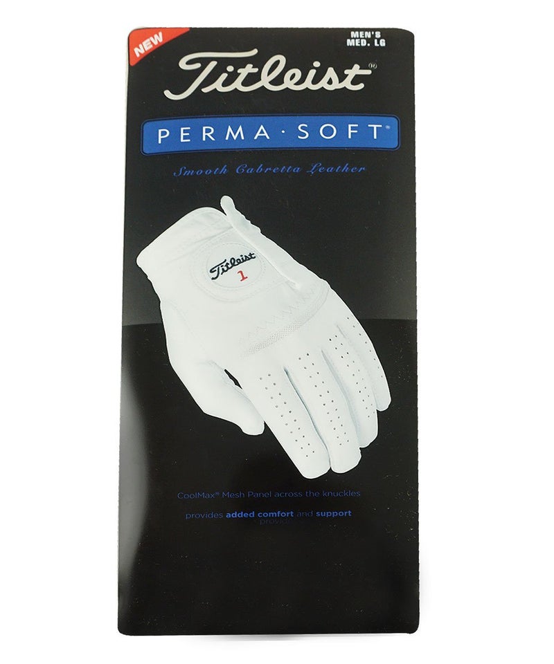 Titleist تايتليست بيرما-سوفت للرجال REG LH لؤلؤي، أبيض، صغير - Image 4