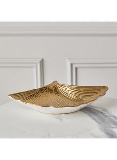 Ceramic Gingko Platter 30X23X4.5 Cm - pzsku/ZD1FCEE7140650F40C789Z/45/_/1720280937/c3dfd9a5-ce07-47ce-b527-c39973e07914