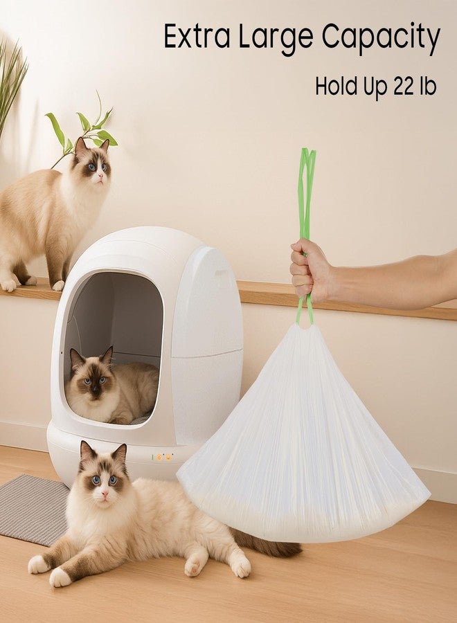 AWoHH 90 Tear-free Count Cat litter bags Liners Only Compatible with MW-SC01 MW-SC02 MeoW Self-cleaning Cat Litter Box,Leak-proof 18" x 12.6" - Image 5