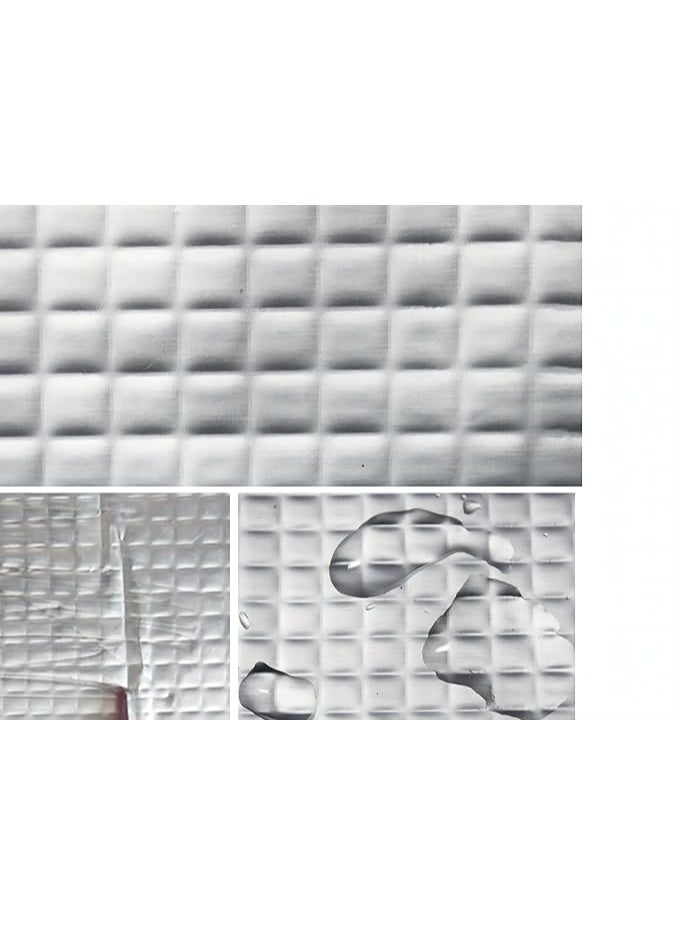 شريط ألمنيوم لاصق قوي مع مطاط البيوتيل، شريط مانع للتسرب للمناطق الرطبة لإصلاح الأسقف، الجدران، والأنابيب، مقاوم للماء، عالي القوة، 5 سم × 5 م - Image 1