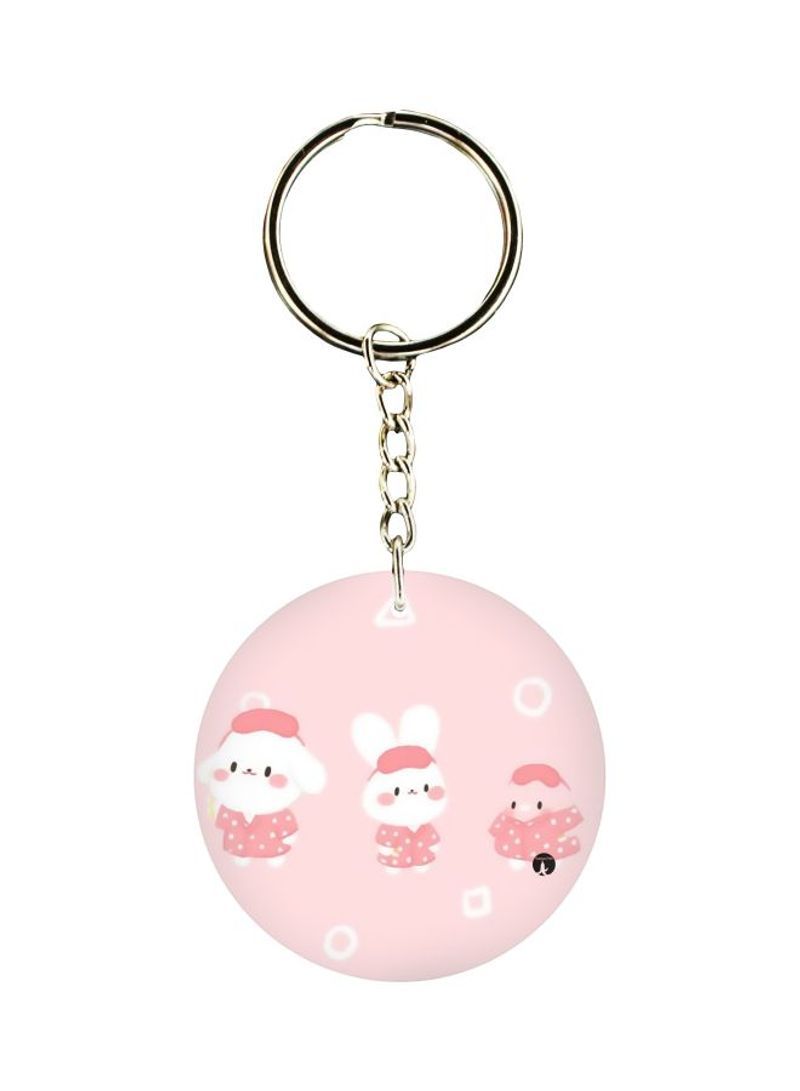 RKN Cartoon Printed Keychain