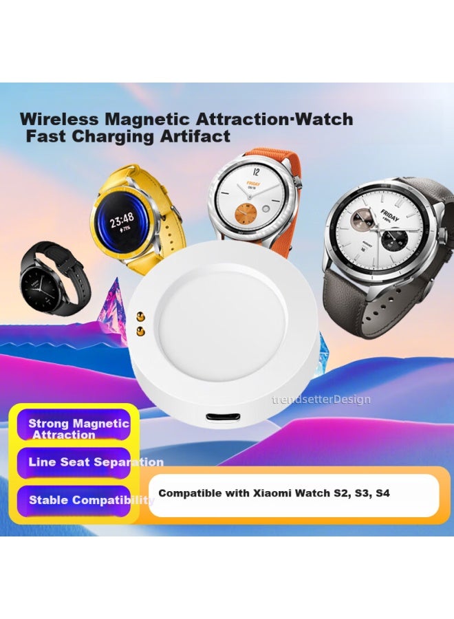 قاعدة شحن مغناطيسية لساعات شاومي S2/S3/S4/S4 الرياضية