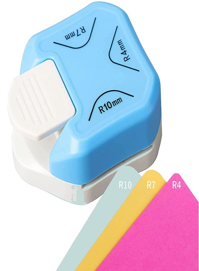 Qatalitic 3 in 1 Corner Cutter Punch for DIY Art & Crafts, Photo Cutter, Project Book making, Angle Eater (Size - R4mm, R7mm and R10mm) - Image 2