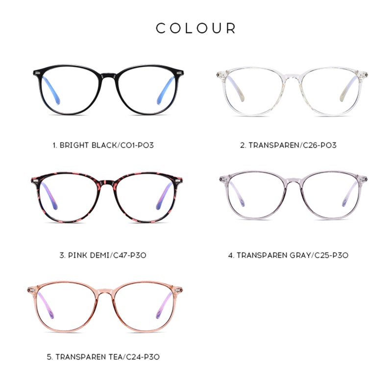 Fashion Anti-blue Light Glasses Literary Style Students Plain Glass Spectacles Metal Frame Computer Eye-protection Glasses - Image 4