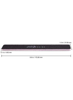 Pana Jumbo Doublesided Emery Nail File For Manicure Pedicure Natural And Acrylic Nails Black (Grit 8080) 50 Piece Pack  - Image 3