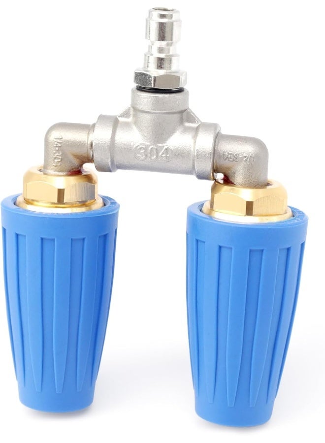 YUXIVCNE Dual Turbo Nozzle For Pressure Washer  - Image 1