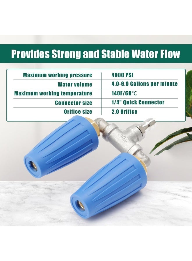 YUXIVCNE Dual Turbo Nozzle For Pressure Washer  - Image 5