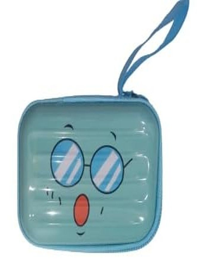 ZOKCY® (Pack of 1 pcs) Cute Small Hand Purse with Chain/Handbag/Sling Bag/Purse/Stylish Bags for Girls Kids with Emoji/Expression Bag/Birthday Return Gift for Kids - Image 3