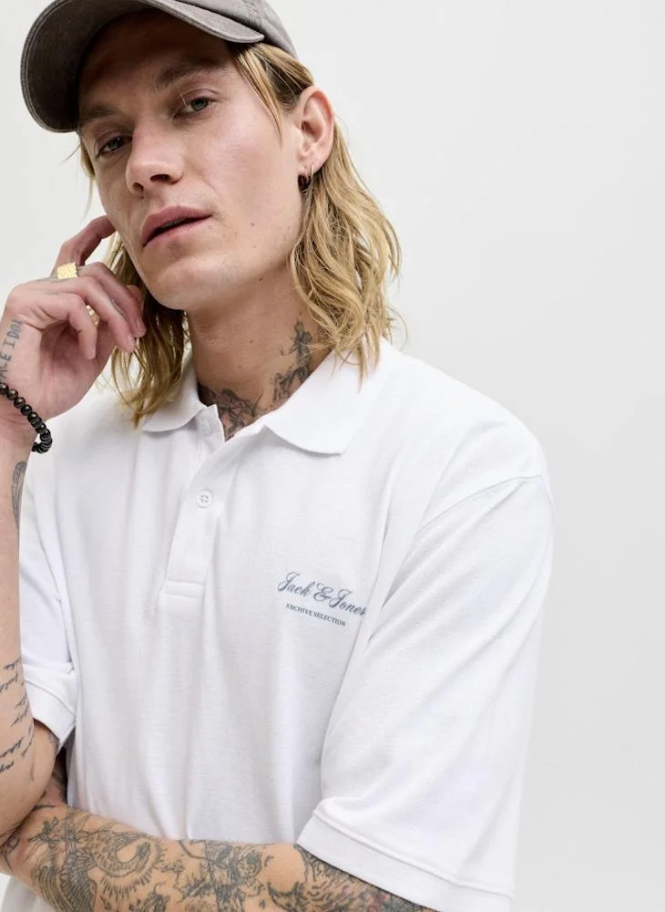 JACK & JONES  Graphic Polo for Men | Best Price UAE