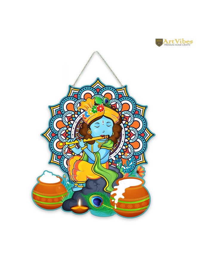 Artvibes Decorative Design Wooden Wall Hanging for Home Decor | Office | Gifts | Living Room | Bedroom | Wooden Decorative Items | Modern Painting | Artworks Decoration (WH_8603N) - Image 4