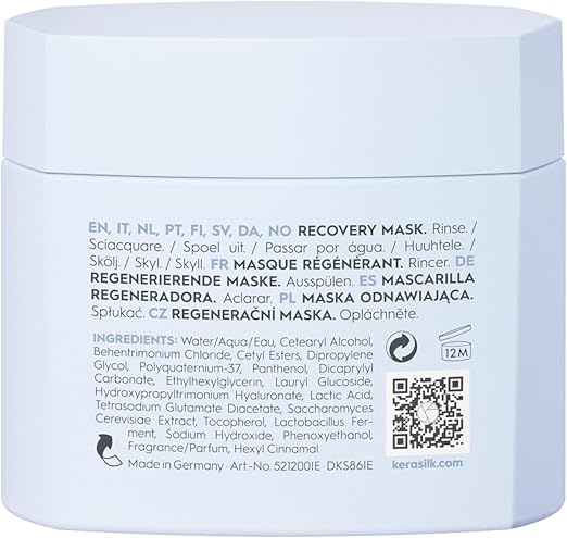 Kerasilk قناع كيراسيلك ريكوفري للشعر الجاف التالف تركيبة نباتية ترطيب مكثف - Image 2
