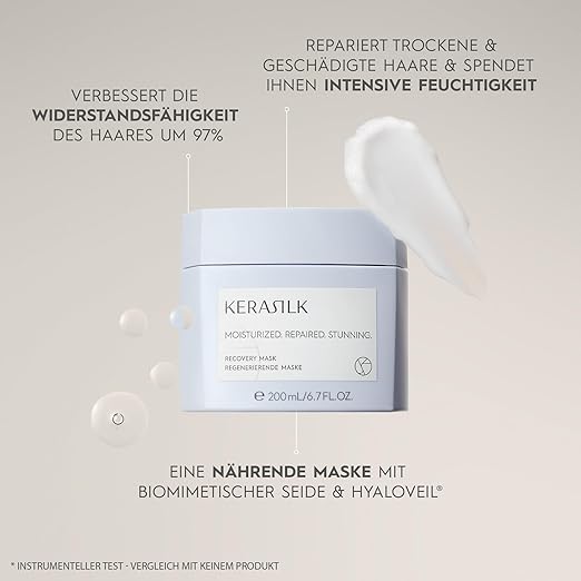 Kerasilk قناع كيراسيلك ريكوفري للشعر الجاف التالف تركيبة نباتية ترطيب مكثف - Image 5