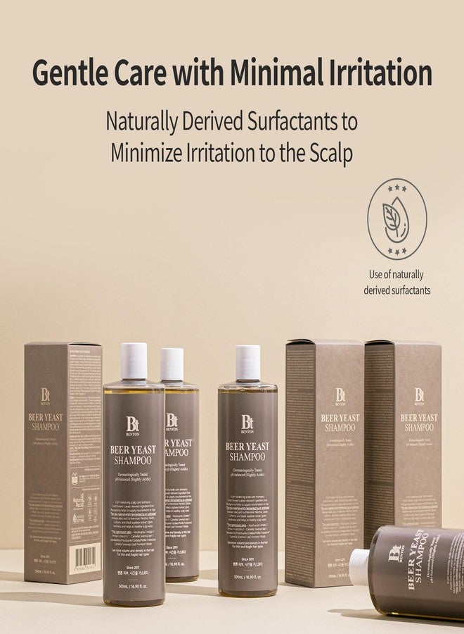 BENTON Beer Yeast Shampoo, Hair Loss Relief Biotin Shampoo for Thinning Hair - Volumizing, Regrowth Therapy, Scalp Calming - Paraben, Sulphate Free - 16.0 fl.oz. - Image 5